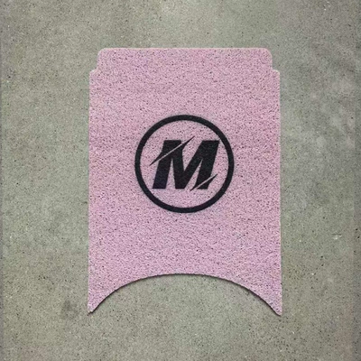 Electric vehicle foot mat Pad Tram Foot Pad - pink-logo-no9-m85cm95cmk2