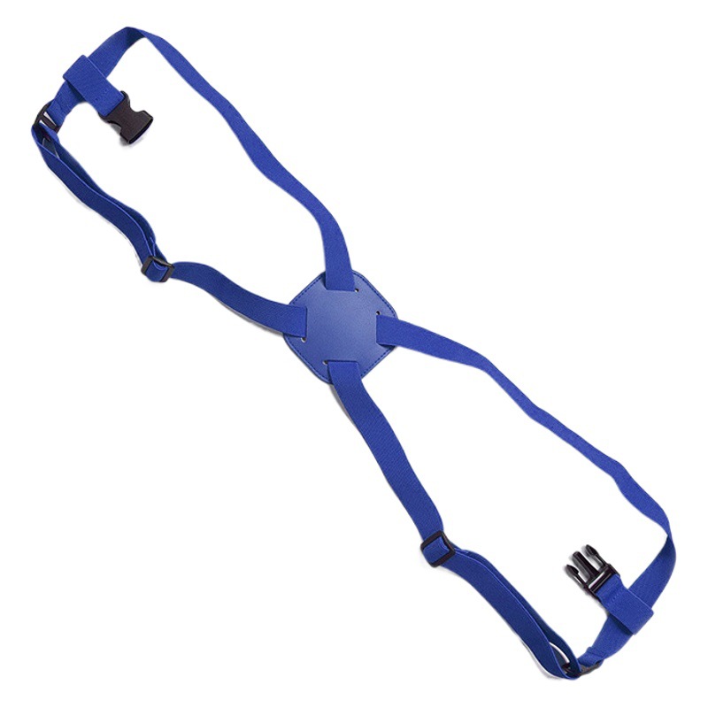 Cross-border polyester luggage strap solid color elastic elastic backpack luggage strap multifunctional buckle luggage strap