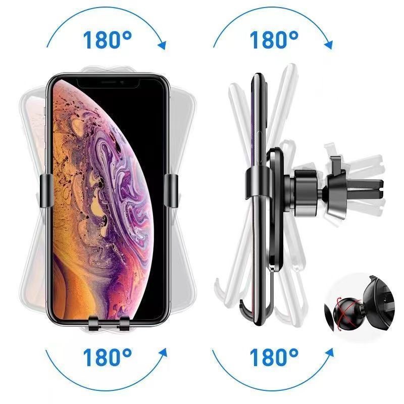 Car Mobile Phone Holder for Car Navigation 2025 New Fixed Multi-Function Air Outlet Car Support Wholesale