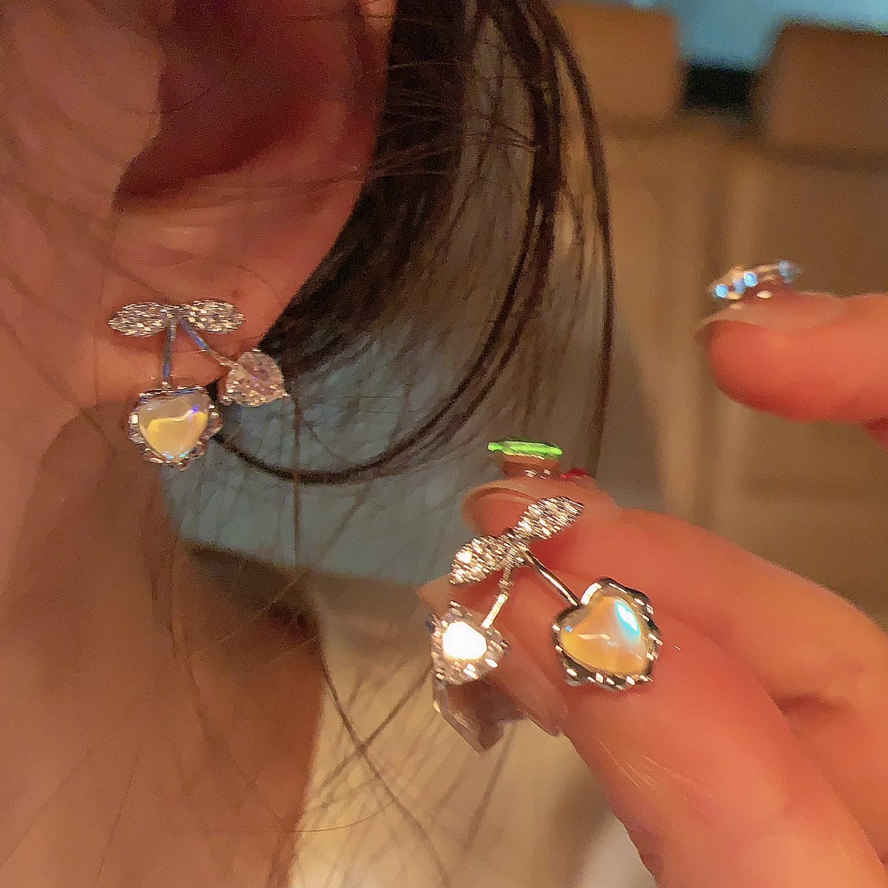 Серебряная игла, универсальные серьги с бантами из жемчуга, образец серебро 925, стиль легкой роскоши