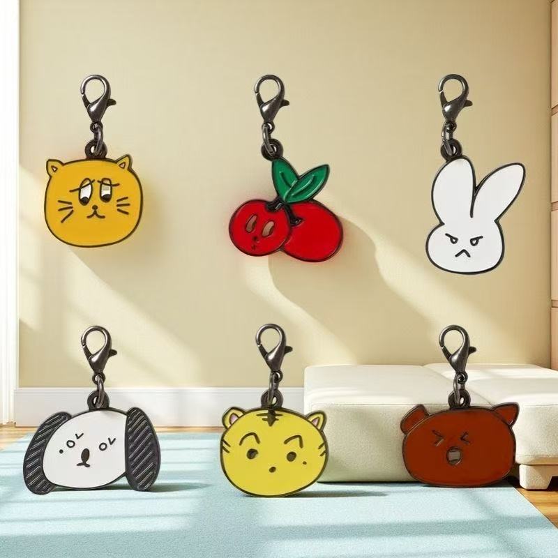 Nct127 Tokyo Field Week Metal Keychain Cute Creative Animation Cartoon Expression Bag Key Pendant