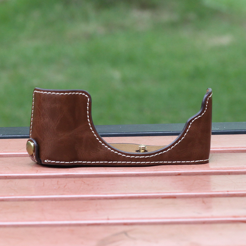 파나소닉 GX85 카메라 가방 LX10 마이크로 싱글 GH6 GH5S 보호 가죽 케이스 S5 베이스 LX100M2 하프 세트에 적합