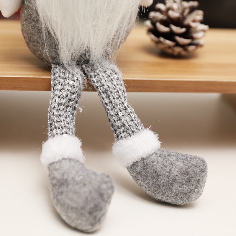 Decoración de Navidad suministros de decoración de estilo nórdico muñeca decoraciones de Navidad sin rostro viejo hombre muñeca adornos de ventana