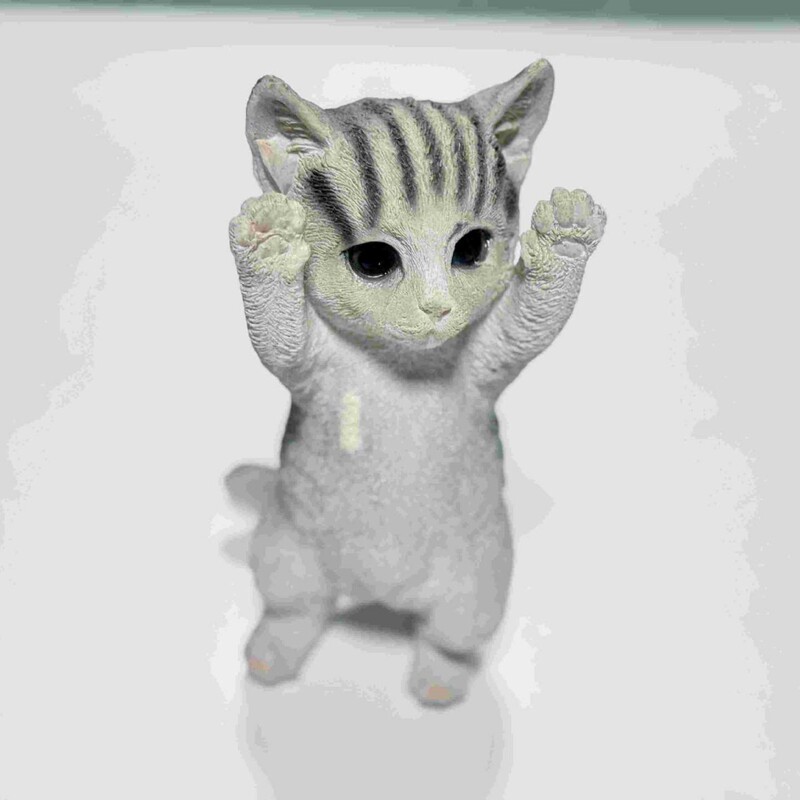模擬動物猫と犬樹脂装飾品家の装飾中庭クロスボーダークリエイティブギフトかわいい既製工芸品|undefined