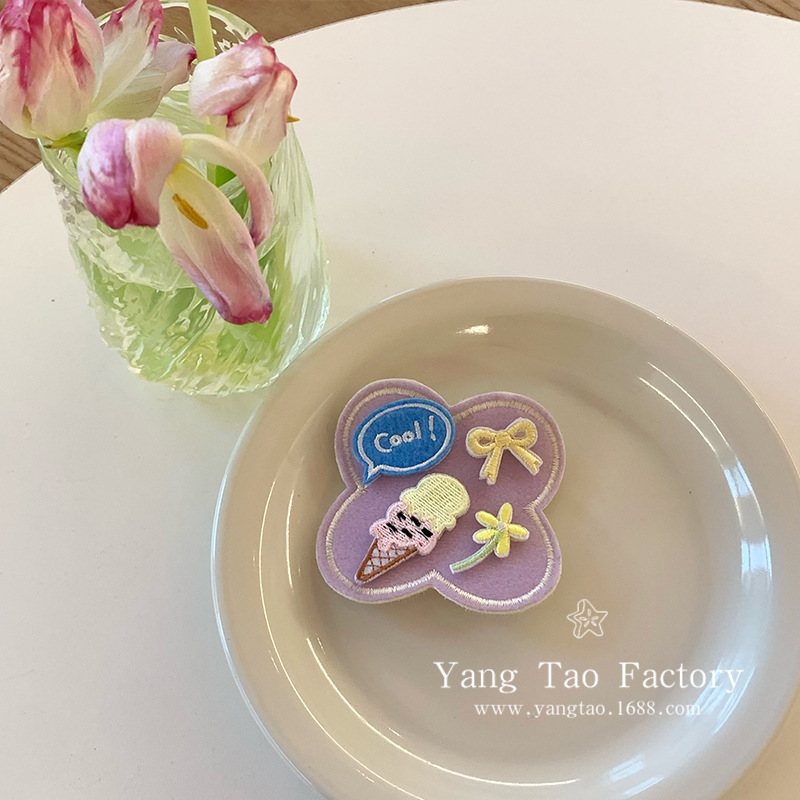 Caricatura divertida velcro creativo frente lateral sin marcas maquillaje cabello rotos fijación clip para el cabello no daña el cabello