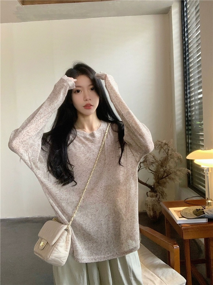 简漫妮慵懒风防晒罩衫别致夏季薄款防晒长袖T恤女士宽松休闲显瘦