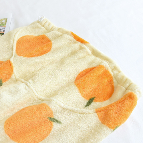 Autumn and winter thickened flannel postpartum pants postpartum pajama pants with cuffed feet, soft and comfortable maternity pants