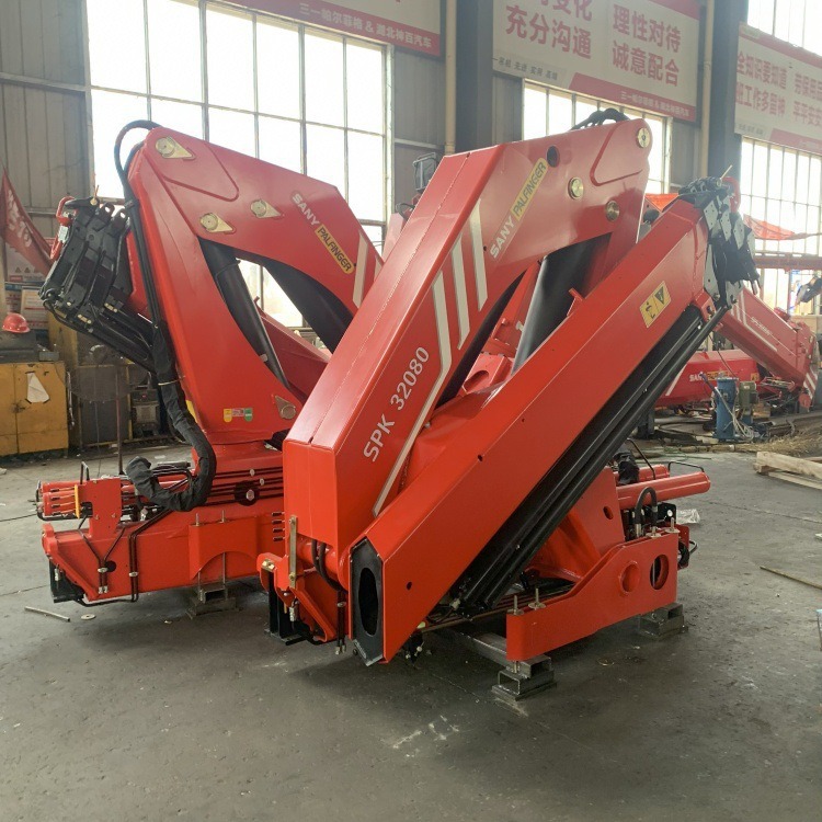 [Chengli Group] Palfinger 12 toneladas de grúa de brazo plegable con grúa de elevación doble suministro exclusivo de exportación de grúa de ingeniería
