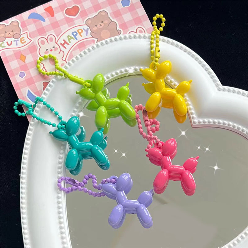 Colorful Laser Balloon Dog Soft Rubber PVC Three-Dimensional