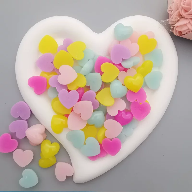 Простой гелиевый цветLove-форма круглая смола аксессуары сливовая роза пятиконечная звезда DIY ручной работы материал квадратная бижутерия