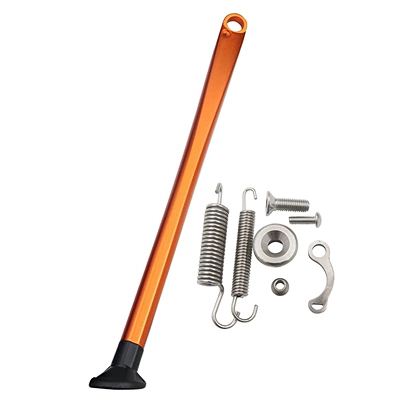 Suitable for 150-530EXC/XCW off-road vehicle modification CNC aluminum alloy car ladder support frame side support tripod (Motorcycle frame) - 01-orange