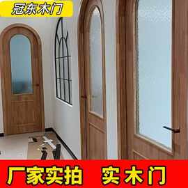 厂家批发实木室内门老榆木原木门中式做旧入户门咖啡馆民宿装饰门
