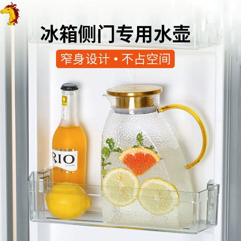 Summer capacious teapot for home use, explosion-proof glass tea