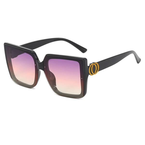 Purple powder on the black frame