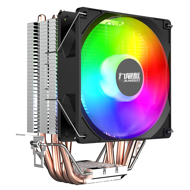 Nine-tailed fox 4T desktop computer CPU radiator host fan 4 copper tube 1151/1700AMD multi-platform