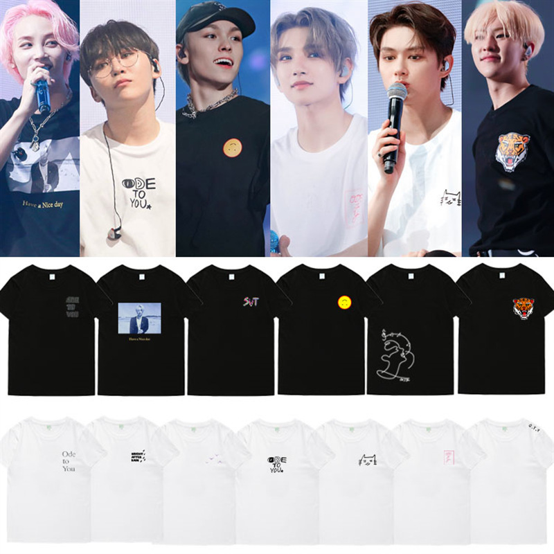 SEVENTEEN concert ODE TO YOU Fourth anniversary peripheral support clothes same style men's and women's short-sleeved T-shirt
