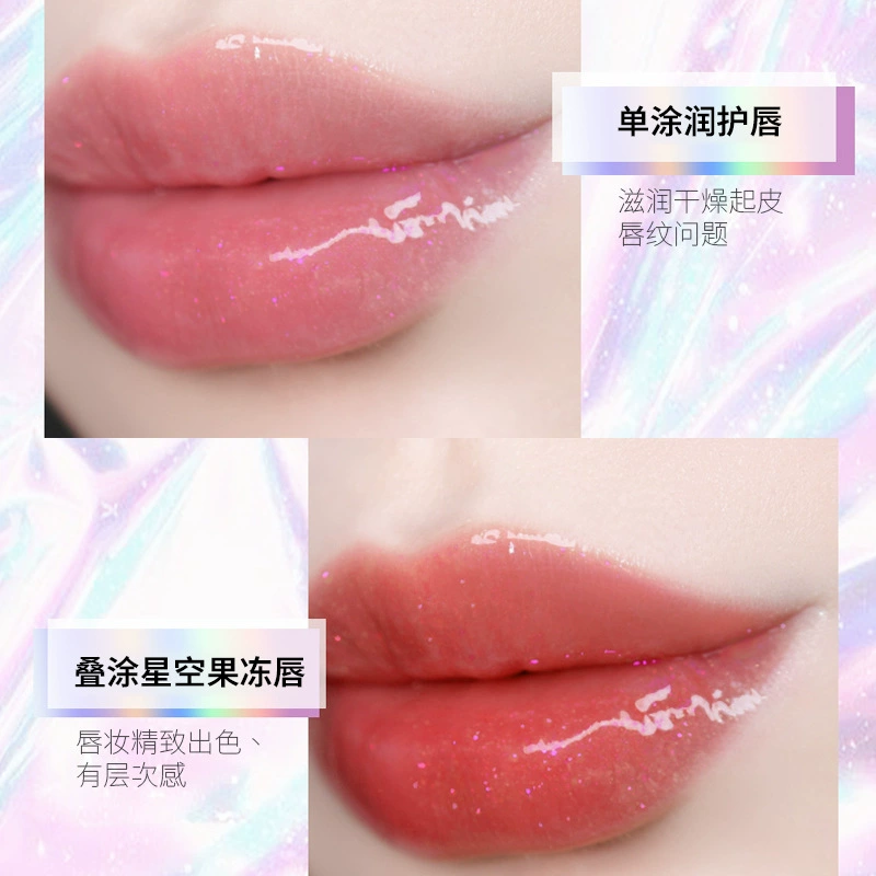 Nicor Lip gloss, with little bears, mirror effect, plump lips effect
