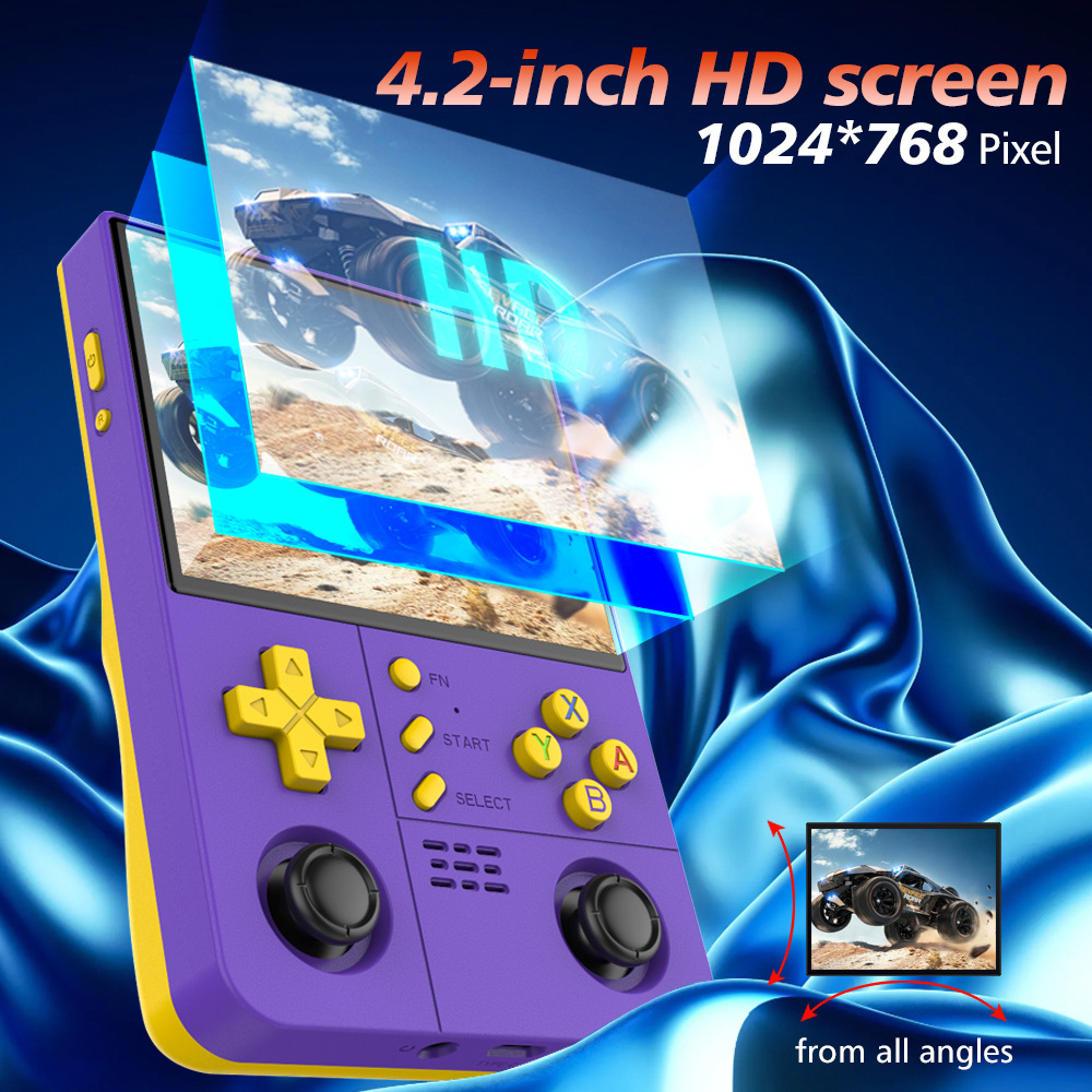 New R40Xx Pro Max Open Source Handheld Wifi Online Wireless Two-Player Vertical Screen Game Console