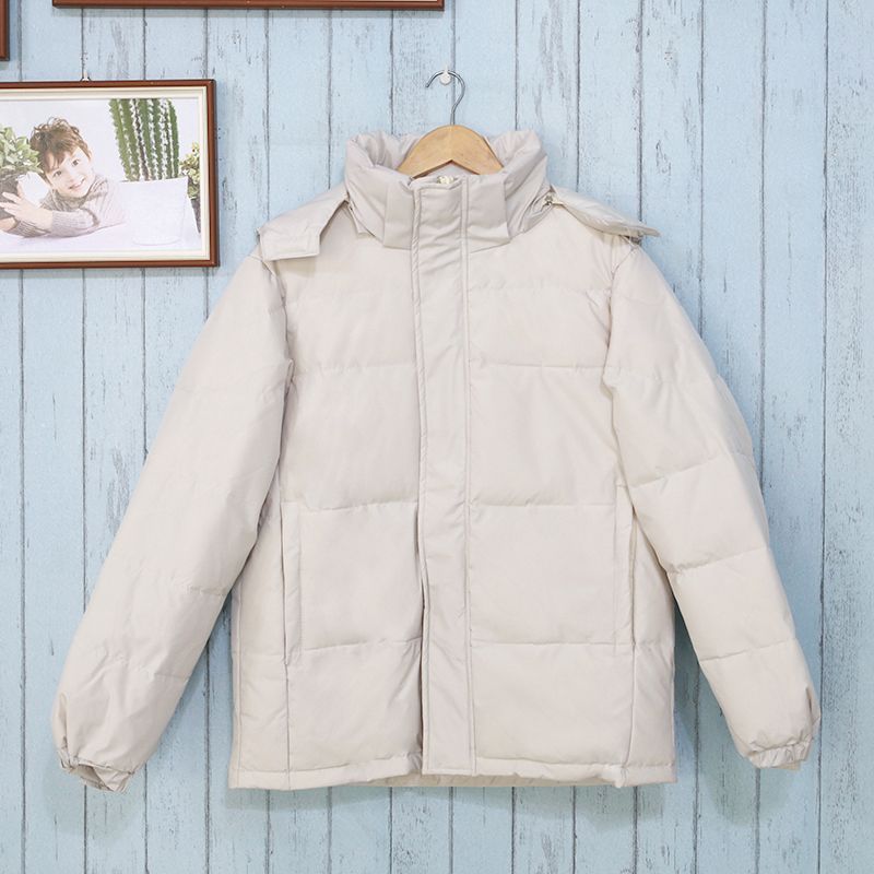 Dicke und warme Daunenjacke für Herren, modisch, vielseitig, schlicht, hochwertiger, kältebeständiger Outdoor-Mantel, kältebeständig und schnelltrocknend._voghion.com