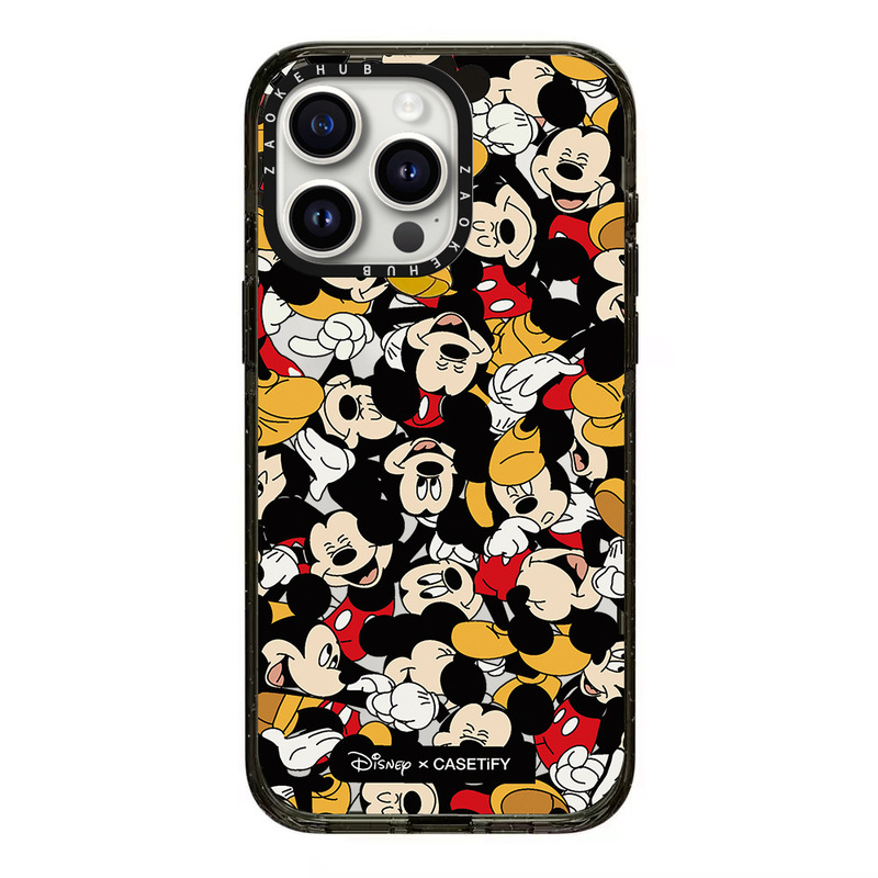 CASE可爱托腮密集米奇iPhone16ProMax苹果15透明14亚克力手机壳13|undefined