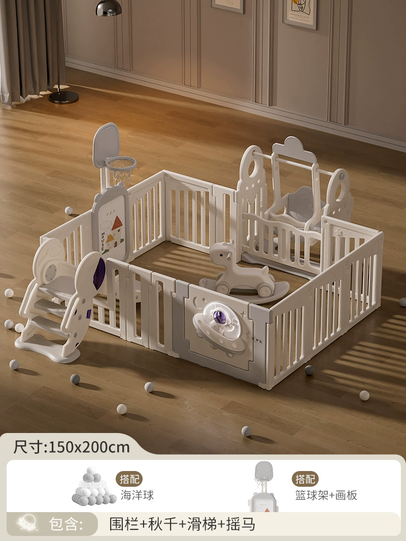Children's fence for crawling, game mat