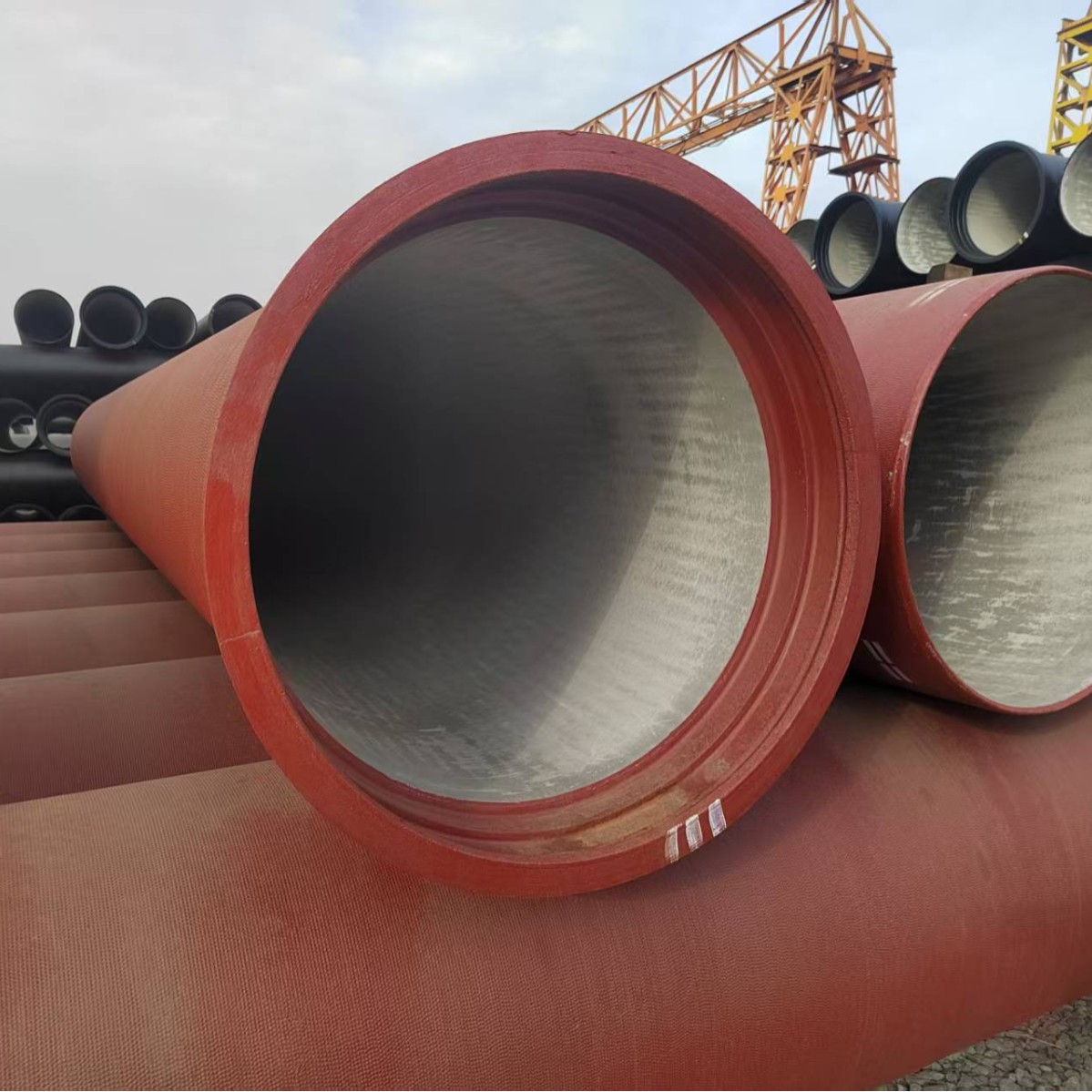 现货速发球墨铸铁管市政工程管网专用DN80-DN1000防腐耐用管