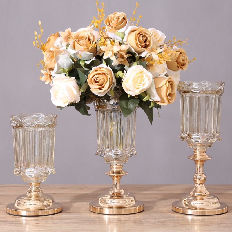 Crystal metal decorations for living room
