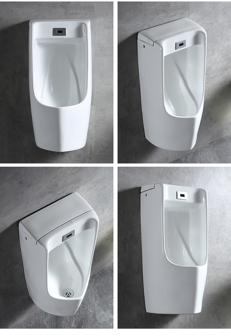 Engineering Urinal 904 Wall-mounted fully automatic sensor urinal, men's ceramic urinal, adult urinal undefined