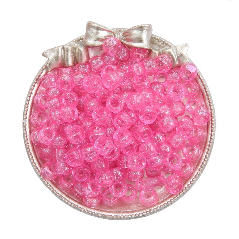 アクリル大穴バレルビーズポニービーズ織り手作り diy ブレスレットプラスチックビーズジュエリーアクセサリービーズルースビーズ|undefined