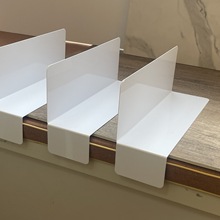 定制PVC药店分隔板白色挡板隔断医药仓库配货中心货架分类收纳