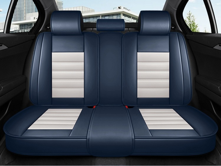 New Foreign Trade Full Leather Car Seat Cushion, Car Seat Cover, Four-Season Full Surround Car Seat Cushion, Temu Amazon Factory
