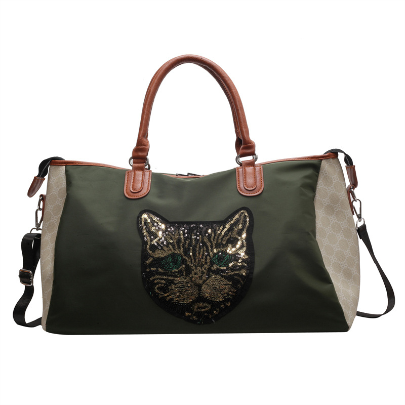 Bolsa de viaje de gran capacidad bolsa de hombro de viaje corto bolsa de mano bolsa de viaje de estilo militar bolsa de ejercicio portátil