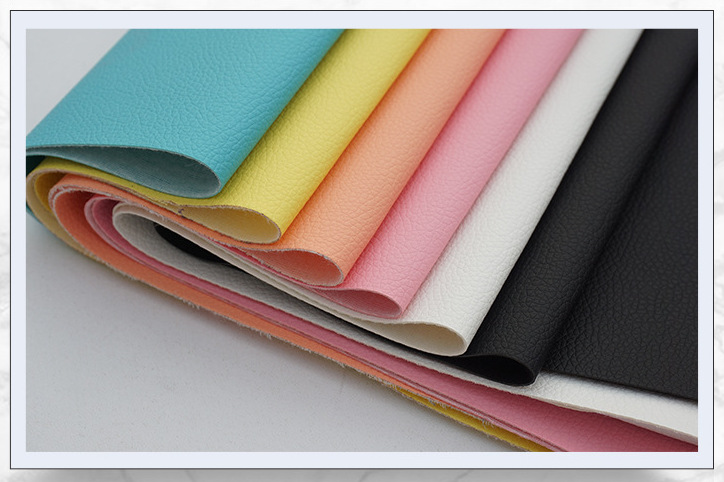 新品皮革0.8mmDE90纹荔枝纹拉毛底PVC皮革 家具沙发箱包坐垫人造