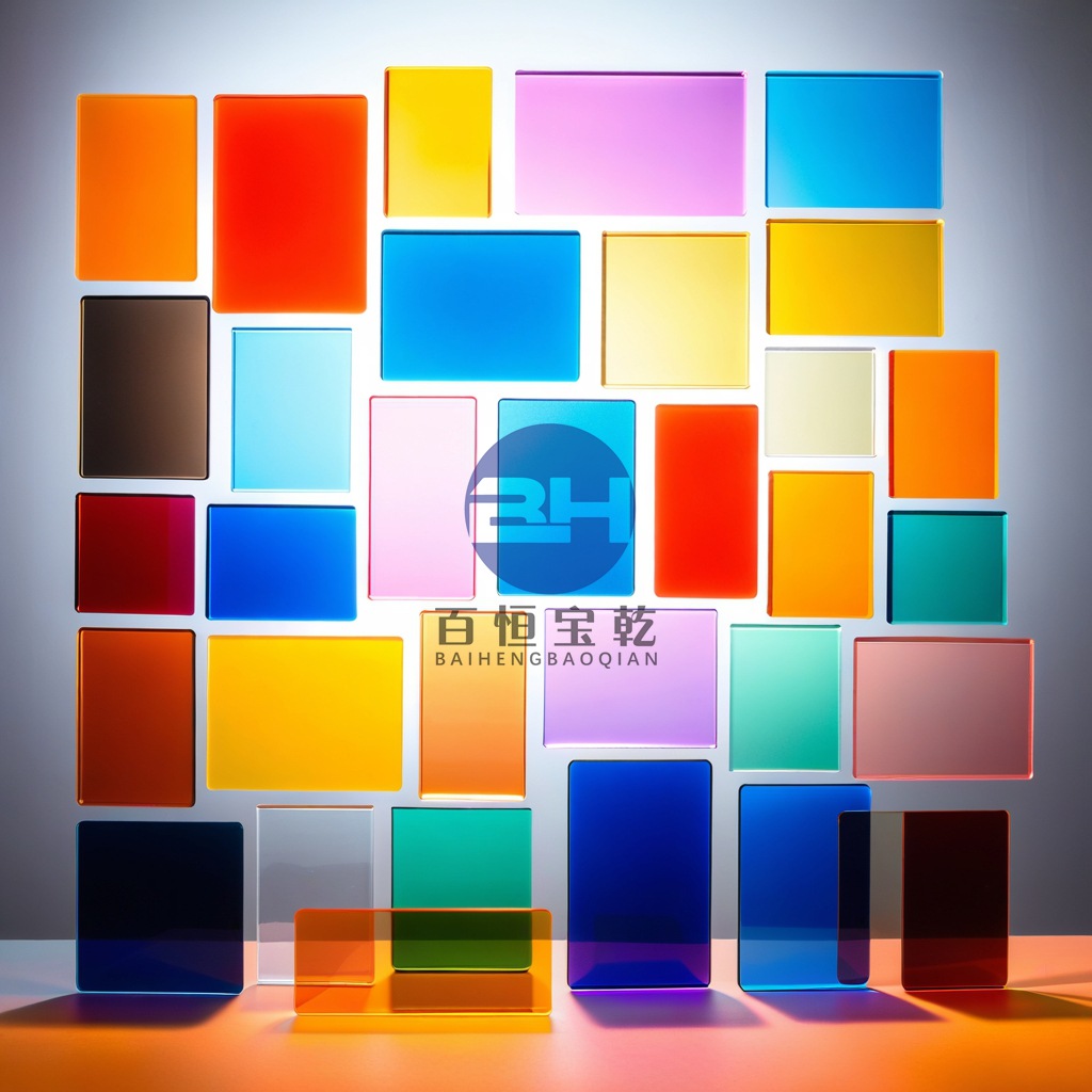 彩色亚克力板高透明有机玻璃PMMA PS加工定 制切割激光印刷热弯