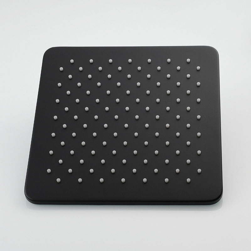 Latón baño ducha rociador superior presurizado boquilla de ducha baño cuadrado ducha cabeza de Ducha