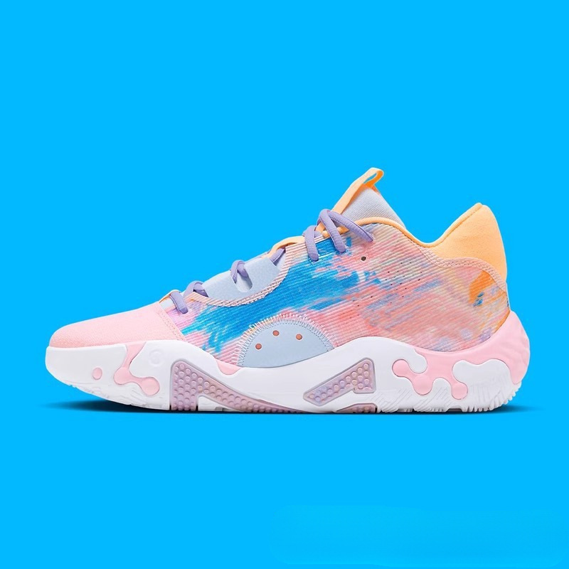 Cross-Border Paul George 6Th Generation Basketball Shoes for Men and Women, Valentine's Day Edition, Air-Cushioned Practical Sneakers, Lightweight and Breathable