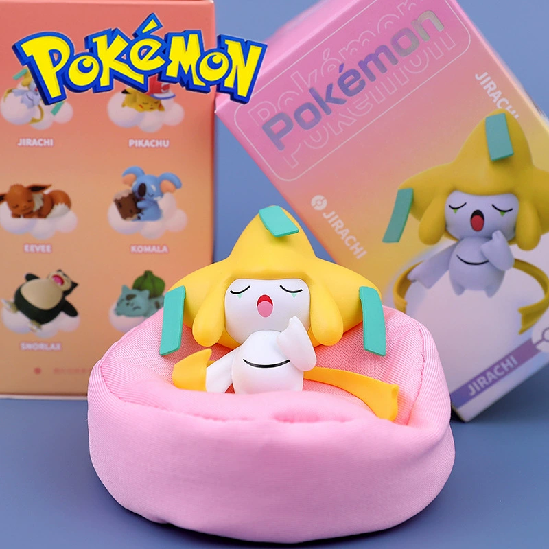 Mini Figure Toy (Pokémon) — Collectible Standing & Sleeping Poses, Boxed Miniatures