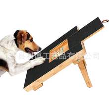 简约可折叠实木狗抓板立式狗狗指甲修理板带零食抽屉木质狗抓板