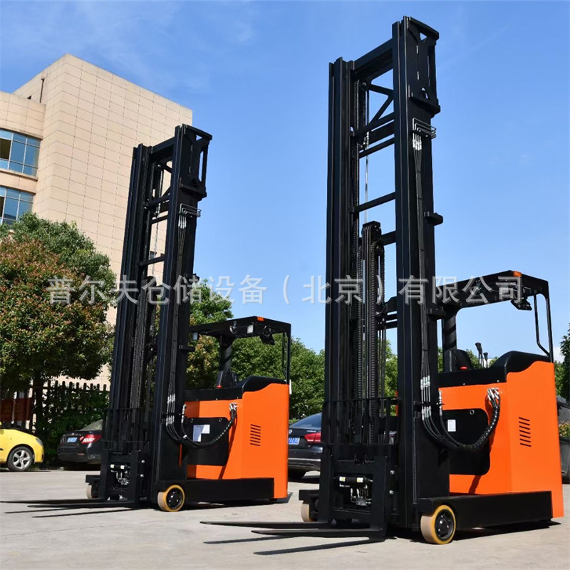 2吨12.5米前移式电动叉车座驾堆垛车仓储车搬运车无腿堆高装卸车