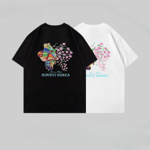 【蝴蝶短袖】2025夏季严选新款短袖男潮牌情侣半袖体恤蝴蝶拼接