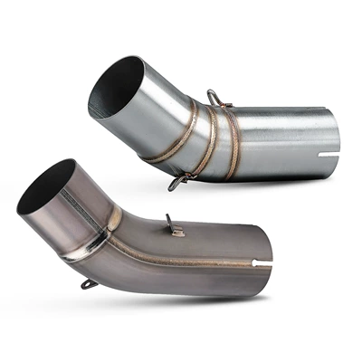 Stainless Steel/Titanium Alloy Mid-section | Motorcycle exhaust pipe