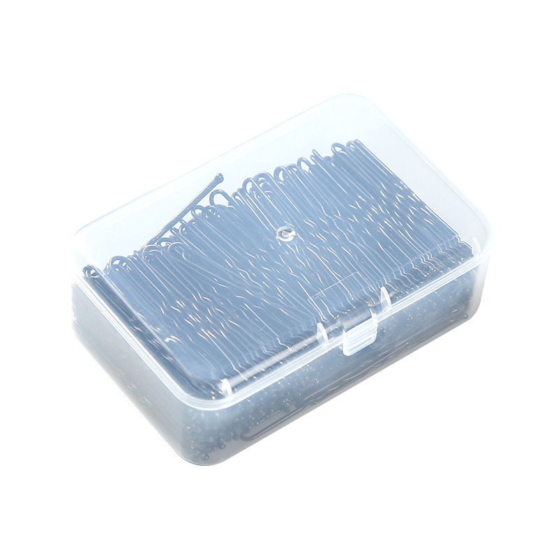 Thick U-Shaped Hairpin with Updo Style, Simple Elegant, Black Hairpin, Fixed Headdress, One-Word Clip, Hairpin, Hair Accessory for Women 5