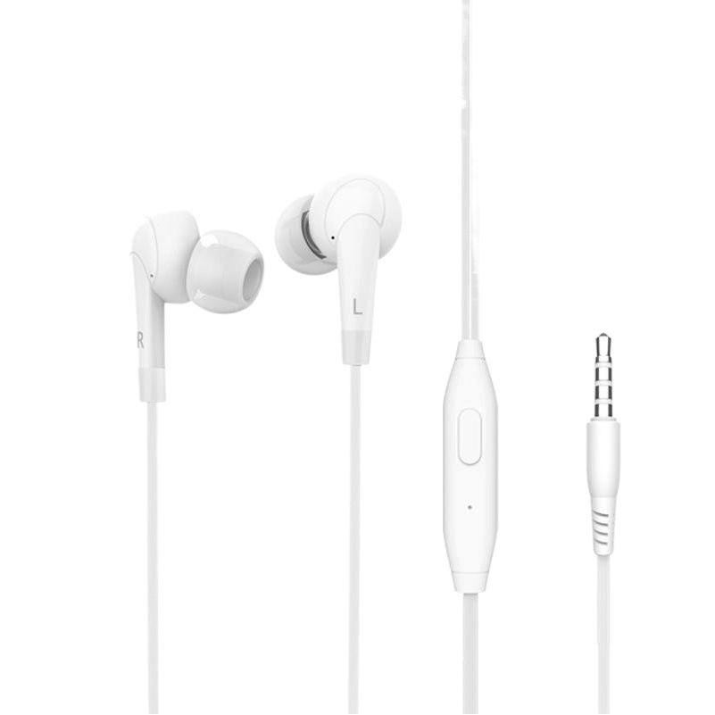 Directo de fábrica Lanston Mijia oreja MJ62 nuevo control de cable de auriculares con oblicuo de trigo en la oreja auriculares con cable universal