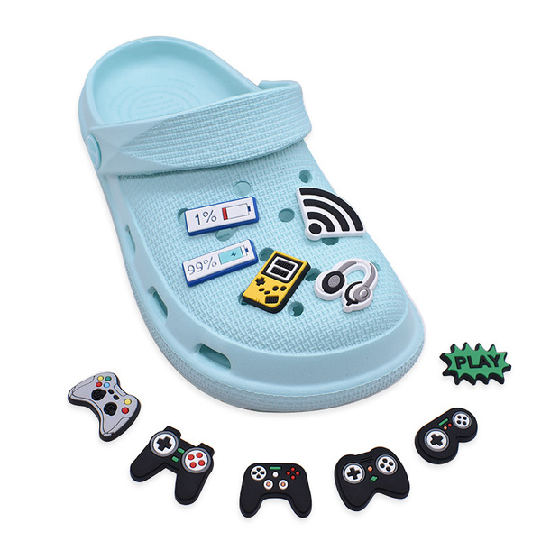 Electronic cartoon removable Crocs-style slippers