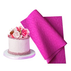 特大號螺旋紋鱷魚紋樹皮紋硅膠蕾絲墊模蛋糕圍邊翻糖硅膠印花墊