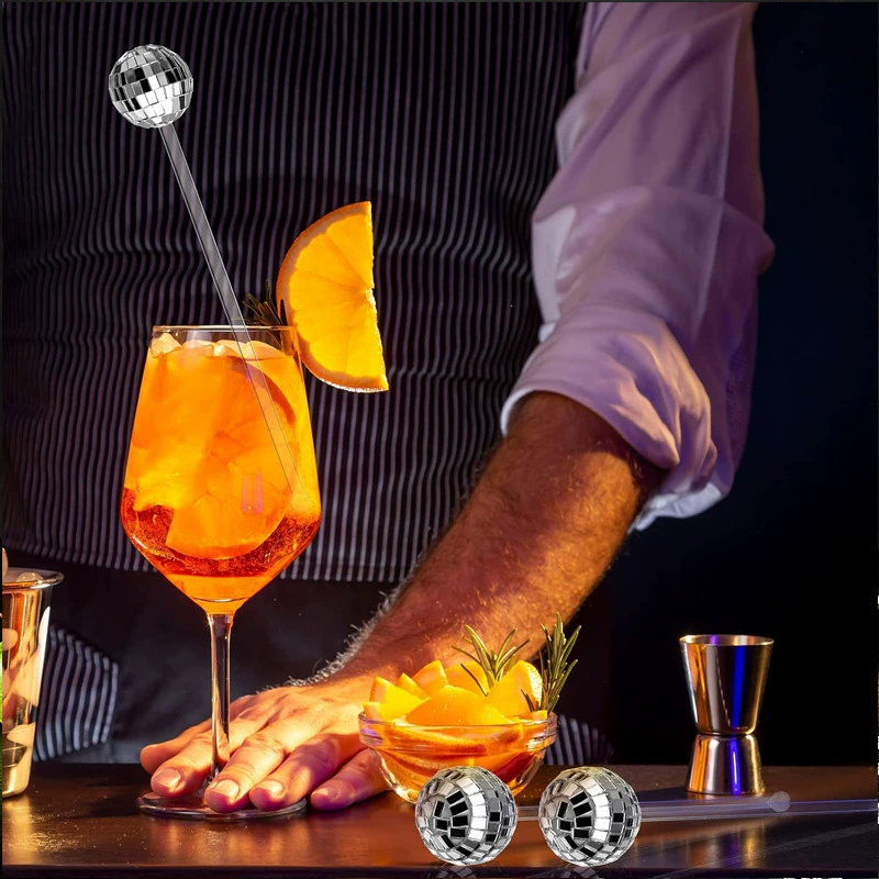 Акрил-мешалки Песчаная чашка стебель арт креативный коктейль бармены винный бар сок молочный чай кофе блендер