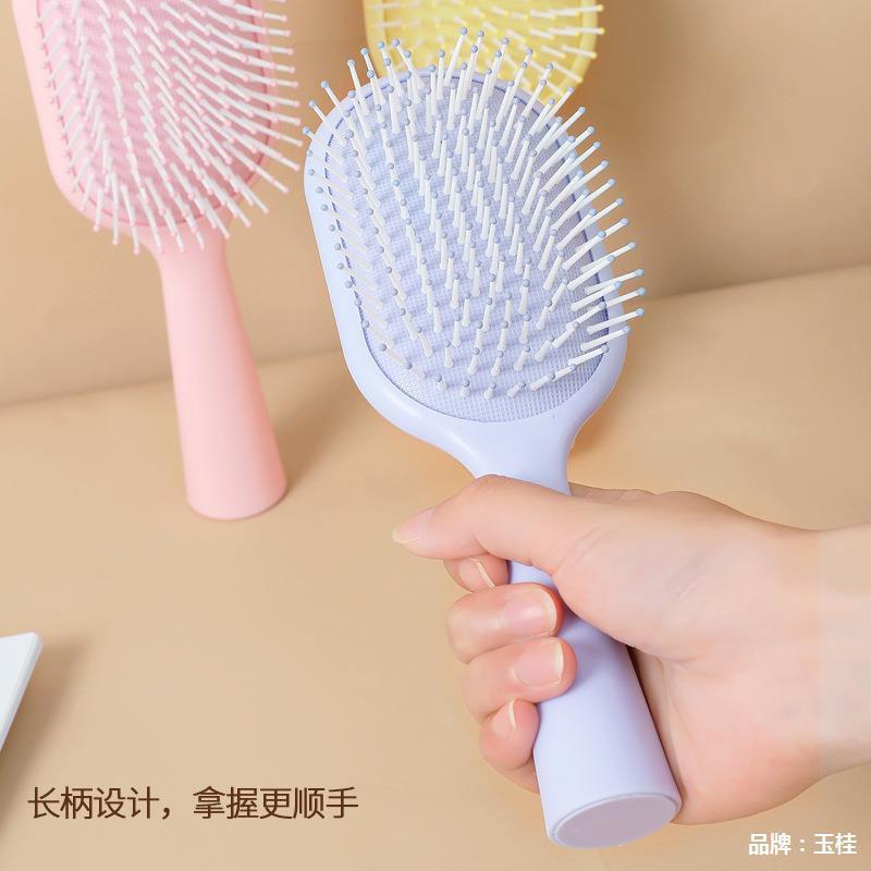 Pein de bolsa de aire para estudiantes coreanas color macarón de alto valor antiestático pellizco de masaje esponjoso cojín de aire casero cuidado del cabello