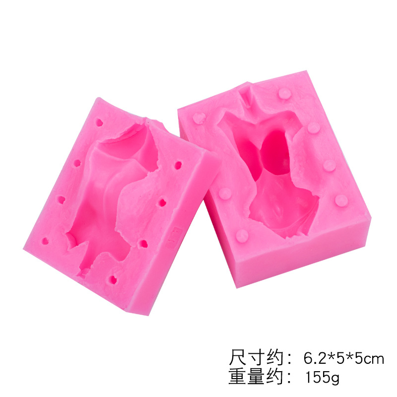 Cuerpo molde hecho a mano muñeca que hace la herramienta DIY arcilla Decoración Accesorios fondant haciendo