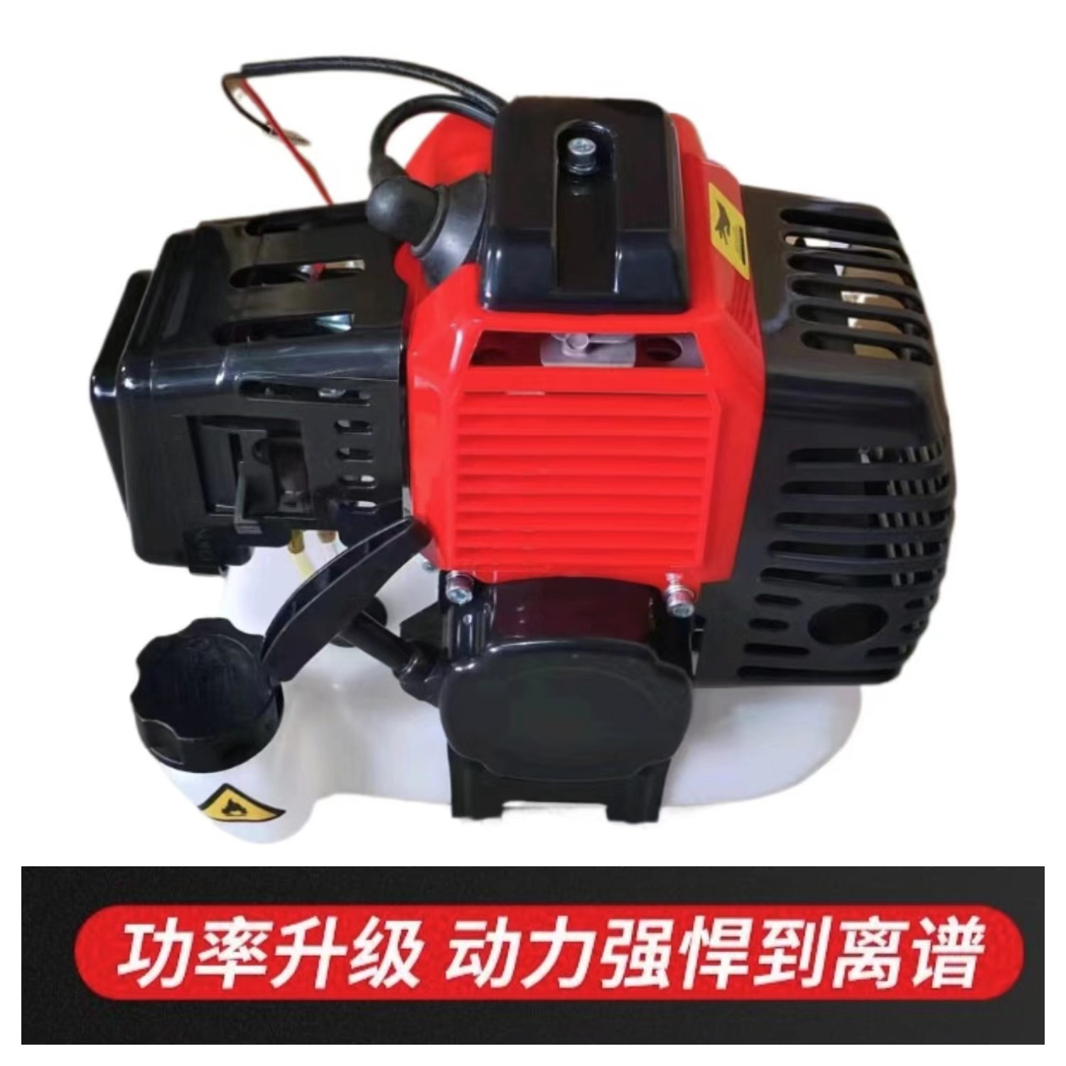 Máquina de deshierbe Máquina de deshierbe de suelo suelto de recuperación de tierras para el hogar, artefacto de cosecha de gasolina agrícola, desbrozadora de incendios forestales