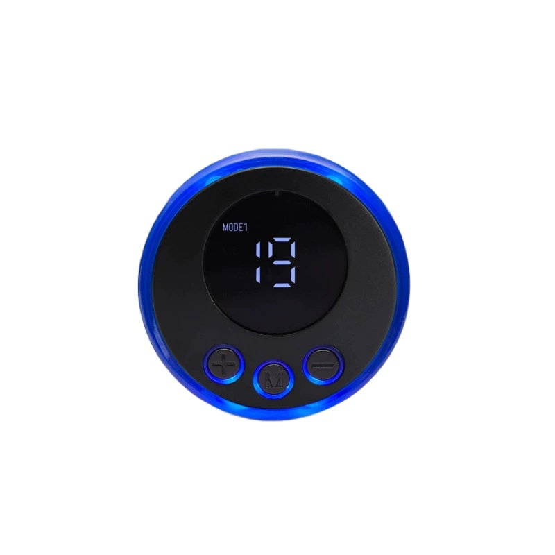 EMS Eye Massager Device, Portable Eye Therapy Controller with Gel Pads, Compact